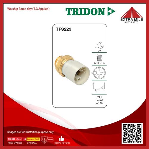 Tridon Coolant Fan Temperature Switch - TFS223
