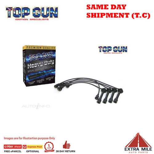 Top Gun Spark Plug Lead Set For MAZDA Presso 1.5 Ltr Dohc 16v EFI 1498cc 1991-94