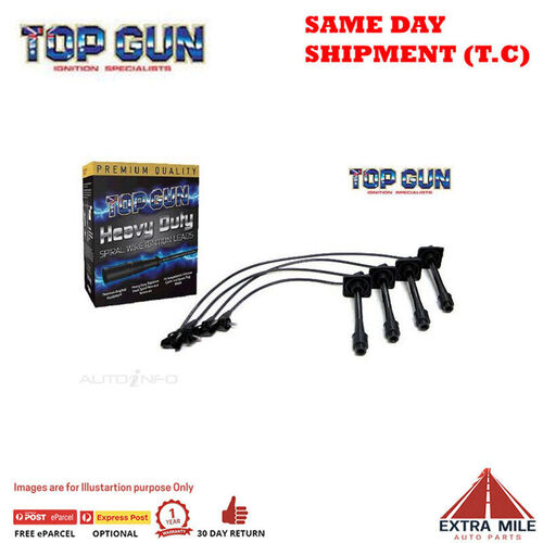 Top Gun Spark Plug Lead Set For SUZUKI Celica ST204SX&ST204ZR-2.2L DOHC 1994-99