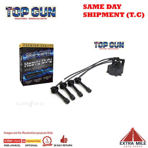 Top Gun Spark Plug Lead For HOLDEN Nova LE& LF DOHC 1.6L 4A-FE,4A-FC 16 V 89-94