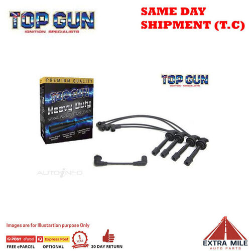 Top Gun Spark Plug Lead Set For NISSAN-DATSUN Pulsar 2L DOHC 16 Valve-1991-96