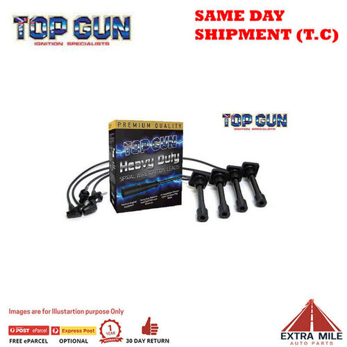 Top Gun Spark Plug Lead Set For Toyota Trueno- 1.6L Dohc 16v EFI 1587cc 1995-96