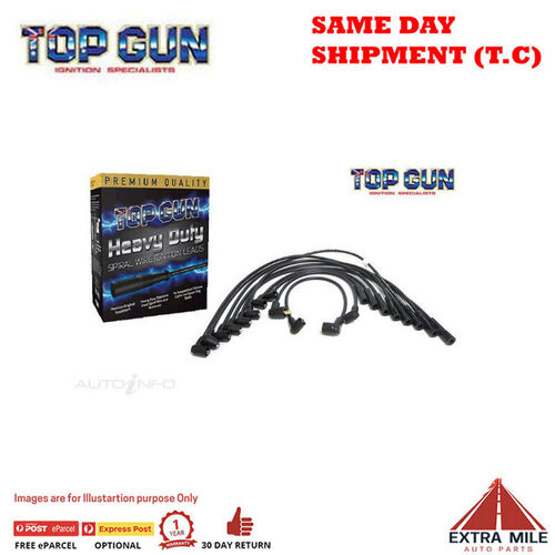 Top Gun Spark Plug Lead Set For NISSAN - DATSUN Navarra 2.4 Ltr, (Z24)