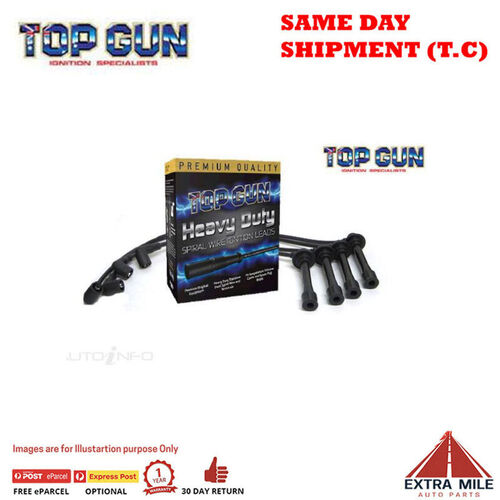 Top Gun Spark Plug Lead Set Ford Laser 1.5 Ltr Dohc 16V Efi 1993-96