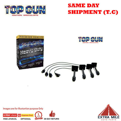 Top Gun Spark Plug Lead Set For Toyota Toyota 220GX Sedan 2.2 Ltr (ST153) 1997