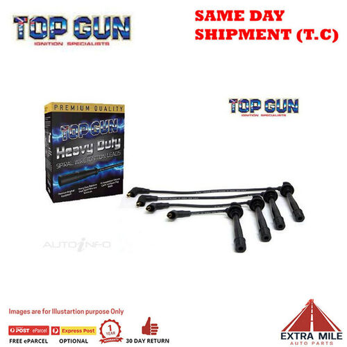 Top Gun Spark Plug Lead Set For Kia Kia Rio 1.5 Ltr Dohc 16 Valve 2000