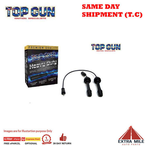 Top Gun Spark Plug Lead Set Ford Laser 2.0 Ltr Dohc 16 V 2001 >