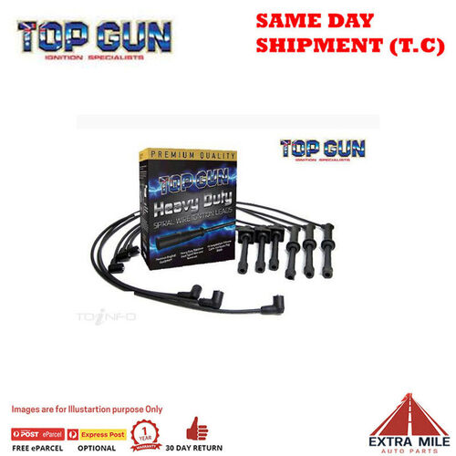 Top Gun Spark Plug Lead Set For MAZDA MX6 V6 2.5 Ltr Dohc 24v 2.5L 1991-95
