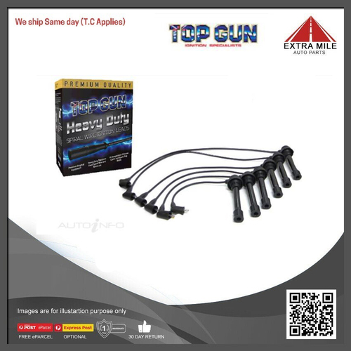 Top Gun Spark Plug Lead Set For Mitsubishi Challenger PA 3.0L 6G72 V6 24V 97- 07