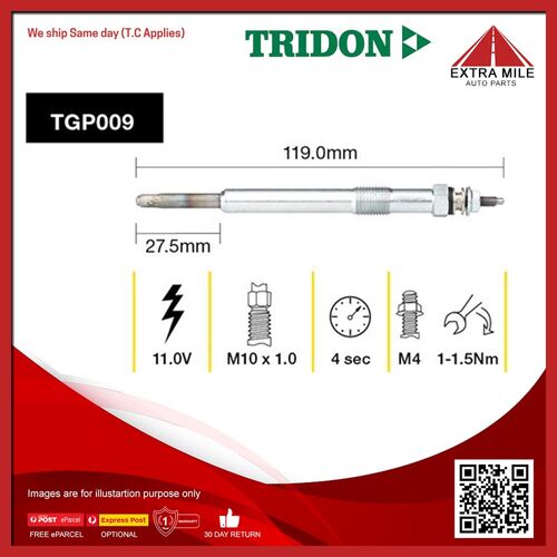 Tridon Glow Plug - TGP009