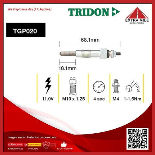 Tridon Glow Plug - TGP020