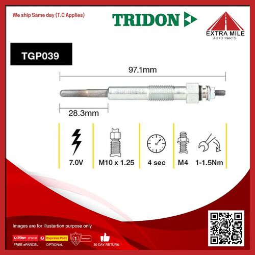 Tridon Glow Plug - TGP039