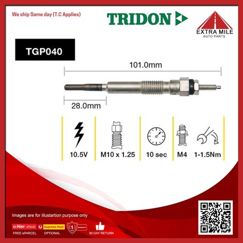 Tridon Glow Plug - TGP040