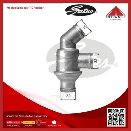 Gates Coolant Thermostat For BMW 520i E12 2.0L Petrol M10B20 4D Sedan