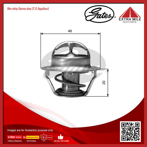 Gates Thermostat For Holden Statesman 3.8L V6 WK,VR,VQ,WH,VS LN3,L27,L67 Petrol
