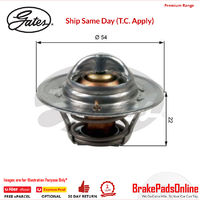 Gates Thermostat for FORD Courier (Fiesta) MK IV J4R/ J4T 1.3L Petrol 4Cyl FWD