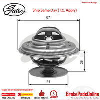Thermostat for MERCEDES 280 W116 116020 110922 2.8L Petrol S 6Cyl RWD TH13480G1