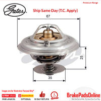 Thermostat for BMW 323i Coupe E36 M52B256S3 2.5L Petrol 6Cyl RWD TH14392G1
