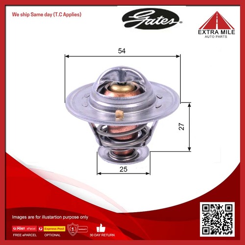 Gates Coolant Thermostat For Fiat Ducato 230/244 2.8L Diesel 8140.43/8140.43S