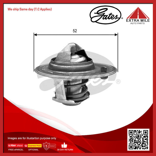 Gates Thermostat For Mitsubishi Galant 2.0L HG,HHE39A,E38A,E33A 4G63 (DOHC 16V) 