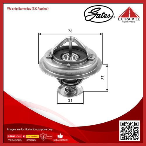 Gates Thermostat For Toyota Dyna 250 3.7L/4.1L D (BU211, BU221) 14B,15B-F Diesel