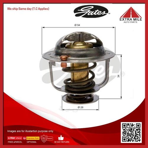 Gates Coolant Thermostat For Honda Insight ZE ZE1 1.0L Petrol-HEV ECAMF2