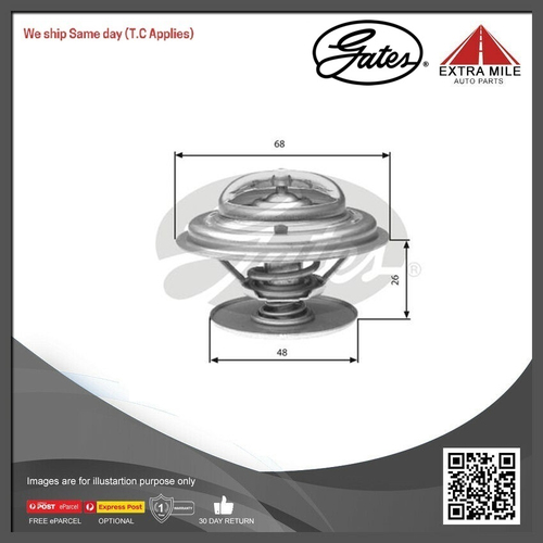 Thermostat for PEUGEOT 604 561A32/ 561A34 ZMJ 2.7L Petrol 6Cyl RWD TH32882G1