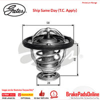 Thermostat for HYUNDAI Sonata MK IV EF G4BS 2.4L Petrol 4Cyl FWD TH33682G1