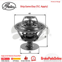 Thermostat for Toyota Hilux MK V YN106 4Y 2.2L Petrol 4Cyl RWD TH39082G1