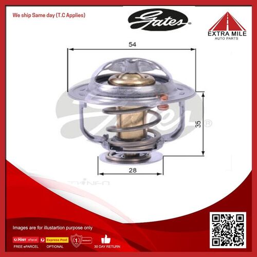 Gates Coolant Thermostat For Holden Cruze CD JG 2.0L Diesel Z20S1 (LLW)