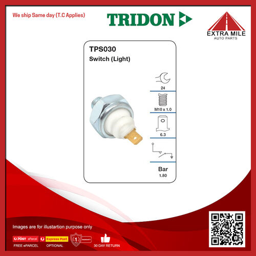 Tridon Oil Pressure Switch (Light) - TPS030