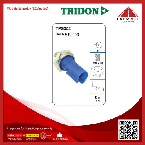 Tridon Oil Pressure Switch (Light) - TPS052