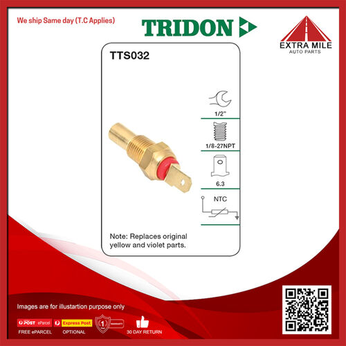 Tridon Water Temperature Sender (Gauge) - TTS032