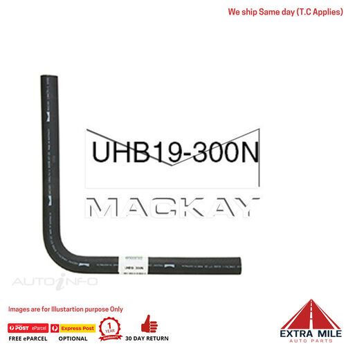 90 Degree Hose Bend Fuel and Oil Use 19mm (3/4) Id 300mm X 300mm Arm Lengths