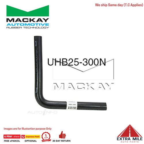 90 Universal Hose Bend- Fuel Oil Applications- 25MM (1) Id-300MM X 300MM Arm Len