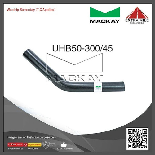 45 Universal Hose Bend- Water Applications- 50MM (2) Id- 300MM X 300MM Arm Len