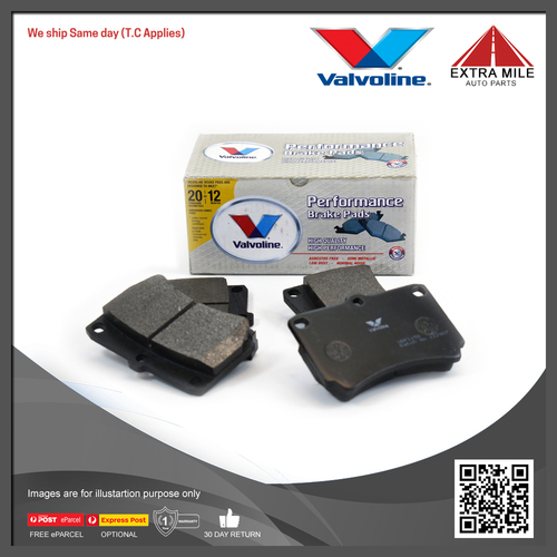 Valvoline Brake Pad Set For Toyota Tarago R30 Series 2.4 AR30