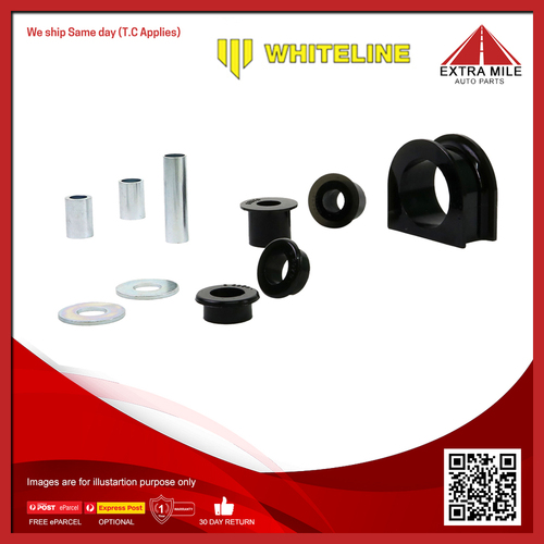 Whiteline Front Steering Rack & Pinion Mount Bushing Kit For Toyota - W12978