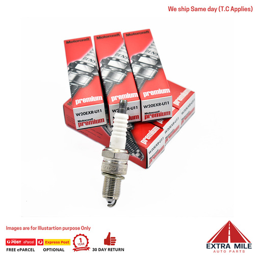 Denso Spark Plugs (6 Pack) for FORD FALCON AU II EF EL HONDA ACCORD CA W20EXR-U1