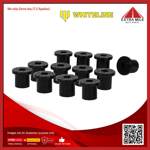 Whiteline Spring - Front/Rear Eye and Shackle Bushing Kit- W71042