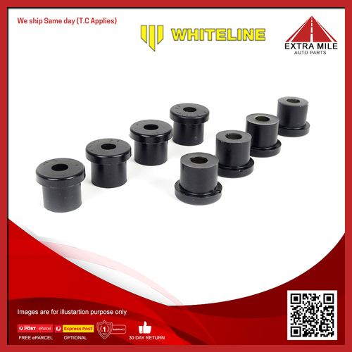Whiteline Front Spring - Front Eye and Shackle Bushing Kit - W71456