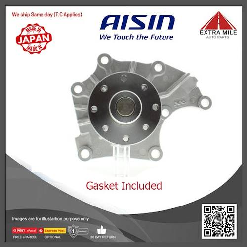 AISIN  Engine Water Pump For Isuzu N Series NKR150 3.1L 4JG2-T 4cyl 84kW 5sp Man