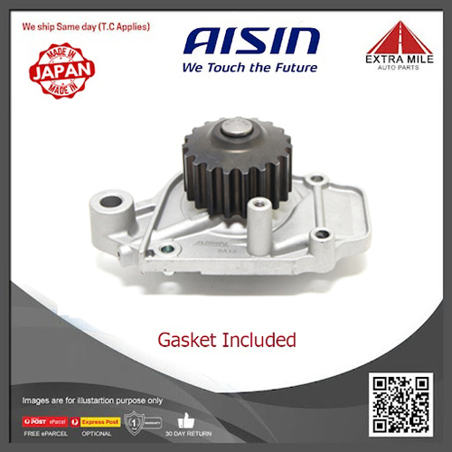 AISIN Engine Water Pump For Honda Cr-X ED 1.6L D16A8 Man - 4 Bolt Holes 19 Teeth