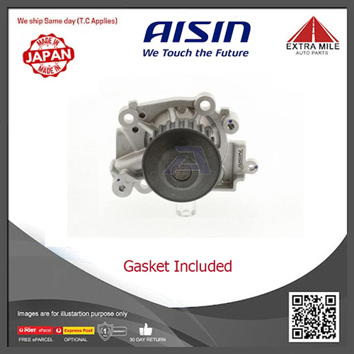AISIN Engine Water Pump For Mitsubishi Lancer CC,CE, 1.8L,1.6L MPFI 4cyl