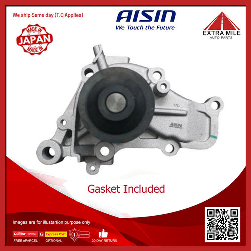 AISIN Engine Water Pump For Mitsubishi Lancer CC,CE, 1.8L,1.6L MPFI 4cyl