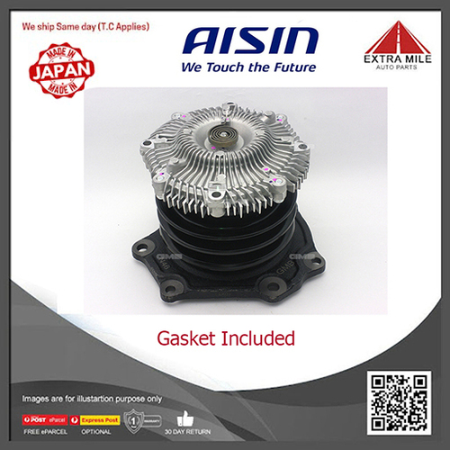 AISIN Engine Water Pump For Nissan Urvan E24 2.7L TD27 4cyl 4sp,5sp Auto/Man