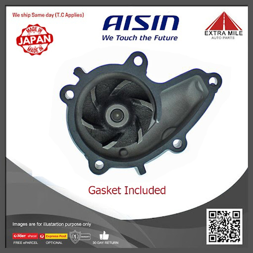 AISIN Engine Water Pump For Nissan EXA N13 1.6L/1.8L CA16DE CA18DE 4cyl Man