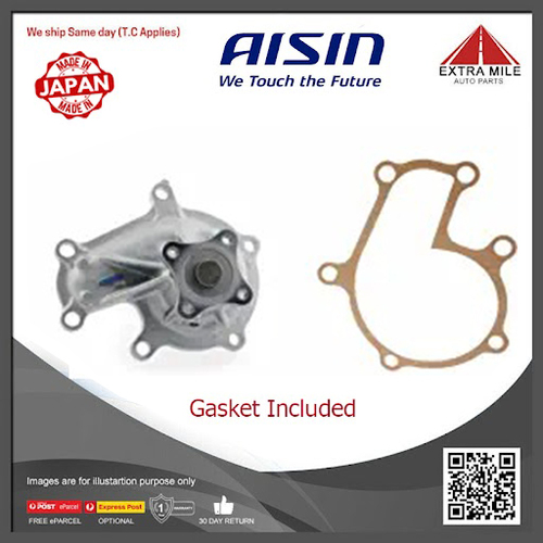 AISIN Engine Water Pump For Nissan Bluebird U13 2.4L KA24DE MPFI 4cyl