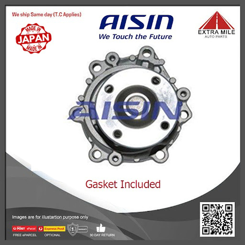 AISIN Engine Water Pump For Toyota Chaser X9 2.4L TD LX90 2446cc