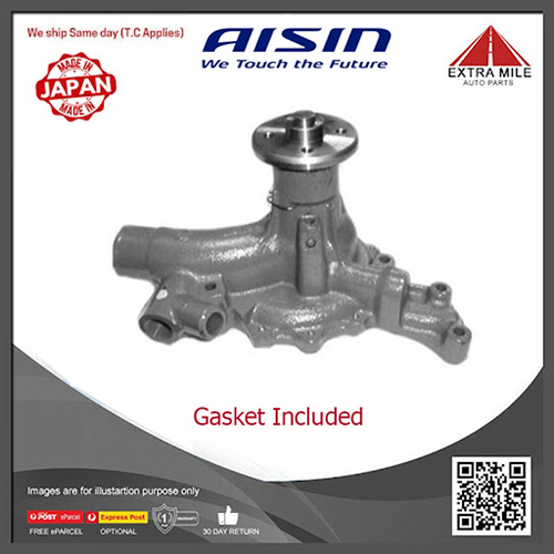 AISIN Engine Water Pump For Toyota Dyna BU60R B Inj. 4cyl 5sp Man 3.0L Diesel